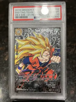 SS3 Tag Team Son Gohan DB1-102 DPR Foil Dragon Ball Super Card Game | PSA 10 - Image 1