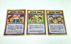 Pokemon Card Game Extra Rule Promo Set 3 Cards Japanese Vintage EXTRARULE - Image 1