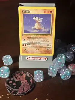 Pokemon TCG Cubone Jungle Card 50/64 Regular Common 1st Edition - Image 1