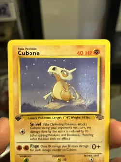 Pokemon TCG Cubone Jungle Card 50/64 Regular Common 1st Edition - Image 3