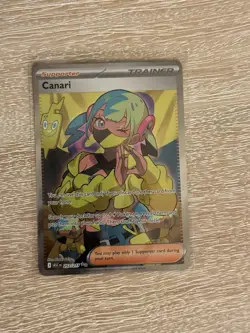 Pokemon TCG Canari 257/217 Ascended Hero’s Full Art Trainer Card - Image 1