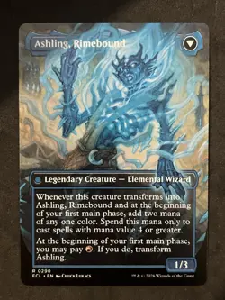 Ashling, Rekindled (Borderless) Rare Regular 0290 MtG Lorwyn Eclipsed NM - Image 2