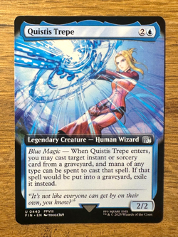 Magic MTG Final Fantasy Quistis Trepe #440 *NON-FOIL* Extended Art Uncommon - Image 1
