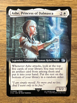 Magic MTG Final Fantasy Ashe, Princess of Dalmasca #425 *NON-FOIL* Extended Art - Image 1