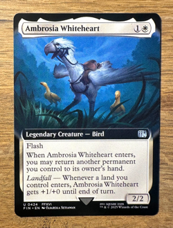 Magic MTG Final Fantasy Ambrosia Whiteheart #424 *NON-FOIL* Extended Art - Image 1
