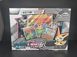 Pokemon TCG Black Bolt & White Flare Unova Victini Illustration Collection Box - Image 1