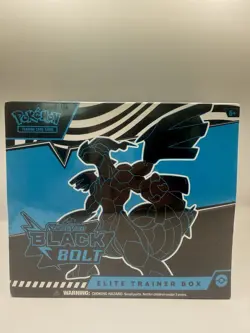 Pokemon TCG Scarlet Violet Black Bolt Elite Trainer Box - Image 1