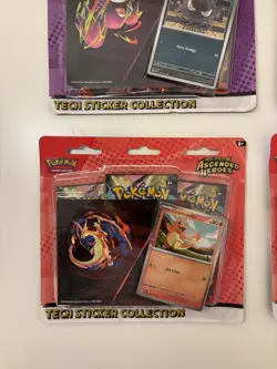 4x Pokemon TCG Ascended Heroes Tech Sticker Collection New Sealed - 12 Packs - Image 3