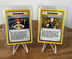 Pokemon Gym Heroes - Misty & Lt. Surge - Holo - Image 1