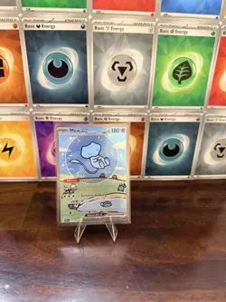 Pokemon TCG Mew EX 232/091 Paldean Fates - Beautiful Bubble Mew!! - Pack Fresh! - Image 1