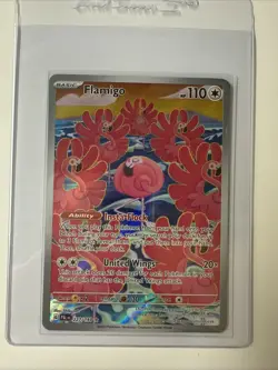 Flamigo Illustration Rare Holo 227/193 SV02 Paldea Evolved Pokemon English NP - Image 3