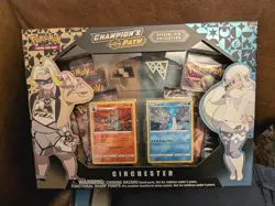 Pokemon TCG Champion's Path Special Pin Collection Box Circhester Gym Sealed New - Image 1