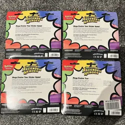4 x Pokemon TCG Ascended Heroes Tech Sticker Collection | Gastly & Charmander - Image 2