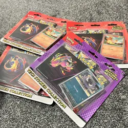 4 x Pokemon TCG Ascended Heroes Tech Sticker Collection | Gastly & Charmander - Image 3