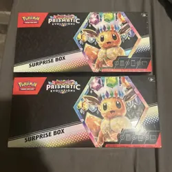 x2 Pokemon TCG Scarlet & Violet Prismatic Evolutions Surprise Box | Sealed - Image 1