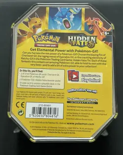 Pokemon Hidden Fates Charizard GX Tin Sun & Moon x 1 - Factory Sealed - Image 2