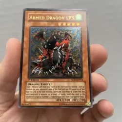 Yugioh Armed Dragon LV5 SOD-EN014 Ultimate Rare 1st Edition - Image 2