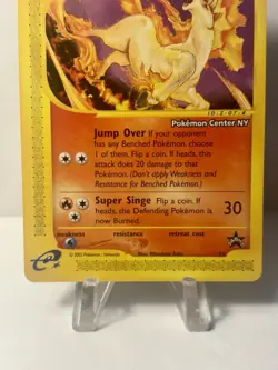Pokemon Rapidash Black Star Promo #51, Pokemon Center NY Exclusive *Gem Mint* - Image 4
