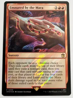MTG Ensnared by the Mara (Surge Foil) [Doctor Who] - NM - Image 1