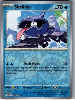 Shellder 090/165 Reverse Holo SV: Scarlet & Violet 151 - Pokemon Card - NM - Image 1