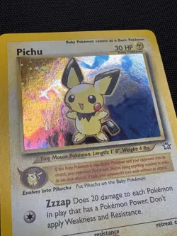 Pokemon Pichu 12/111 (Holo Rare) Neo Genesis - LP - Image 4
