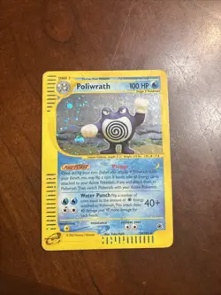 Pokemon TCG Poliwrath Holo 24/165 Expedition Base Set 2002 - Image 1