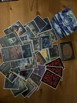 Magic The Gathering Collection, Bundle And Deck Box, Custom Sleeves - Image 1