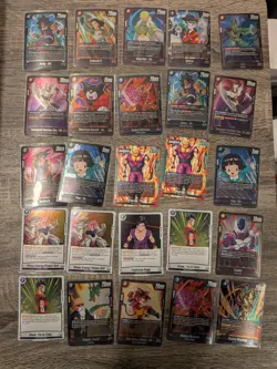 Lot Of (25) Dragon Ball Z Fusion World Trading Cards - Image 1
