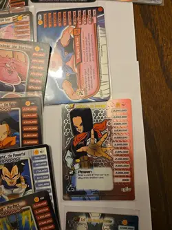 Dragon Ball Z TCG Personality Card Lot HiTech DBZ Trading Cards-Read Description - Image 5