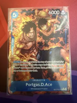 Portgas.D.Ace (TR) OP08-052 Royal Blood Foil One Piece tcg Treasure Rare - Image 1