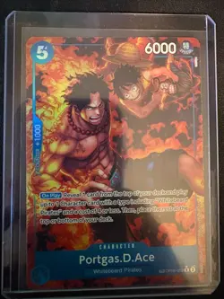 Portgas.D.Ace (TR) OP08-052 Royal Blood Foil One Piece tcg Treasure Rare - Image 1