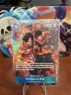 Portgas.D.Ace (TR) OP08-052 Royal Blood Foil One Piece tcg Treasure Rare - Image 1