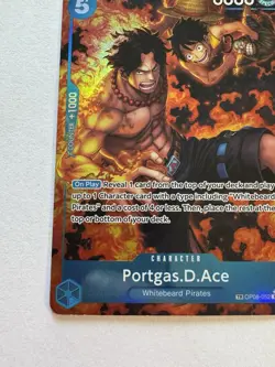 Portgas.D.Ace (TR) OP08-052 Royal Blood Foil One Piece tcg Treasure Rare - Image 4