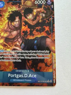Portgas.D.Ace (TR) OP08-052 Royal Blood Foil One Piece tcg Treasure Rare - Image 5