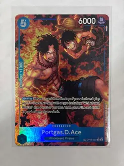 Portgas.D.Ace (TR) OP08-052 Royal Blood Foil One Piece tcg Treasure Rare - Image 1