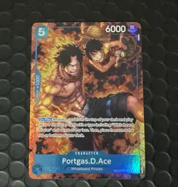 Portgas.D.Ace (TR) OP08-052 Royal Blood Foil One Piece tcg Treasure Rare - Image 1