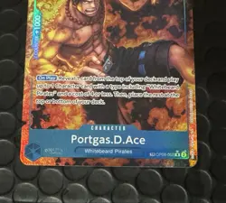 Portgas.D.Ace (TR) OP08-052 Royal Blood Foil One Piece tcg Treasure Rare - Image 3