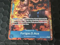 Portgas.D.Ace (TR) OP08-052 Royal Blood Foil One Piece tcg Treasure Rare - Image 3