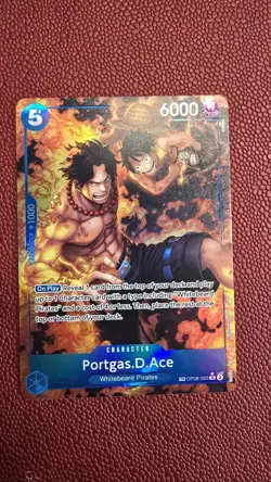 Portgas.D.Ace (TR) OP08-052 Royal Blood Foil One Piece tcg Treasure Rare - Image 1