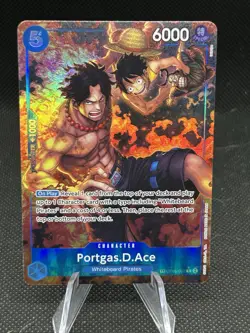 Portgas.D.Ace (TR) OP08-052 Royal Blood Foil One Piece tcg Treasure Rare (A) - Image 1