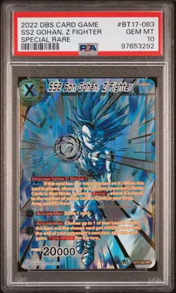 SS2 Son Gohan Z Fighter BT17-083 SPR | Dragon Ball Super Ultimate Squad | PSA 10 - Image 1