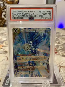 Dragon Ball Super Ultimate Squad SS2 Son Gohan, Z Fighter BT17-083 SPR PSA 10 - Image 1