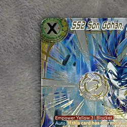 Dragon Ball Super SS2 Son Gohan Z Fighter BT17-031 SPR Unison Holo Card Bandai - Image 4