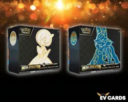 Pokemon TCG Mega Evolution Pokemon Center Elite Trainer Box ETB Set Of 2 Sealed - Image 1