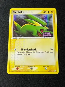 Pokemon Ex Holon Phantoms Electrike Reverse Holo 64/110 - Near Mint Condition - Image 1