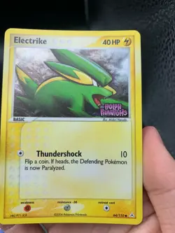 Electrike 64/110 Reverse Holo EX Holon Phantoms Pokemon 2006 NM - Image 2