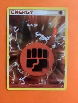 Fighting Energy 110/110 Holon Phantoms Pokemon TCG Reverse Holo Rare 2006 LP - Image 1