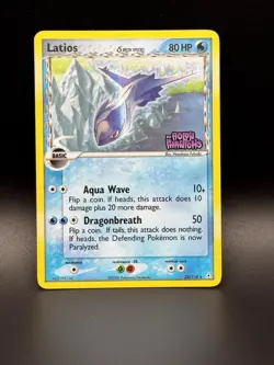 Latios Delta Species 22/110 Holon Phantoms Reverse Holo Stamped Pokemon - Image 1