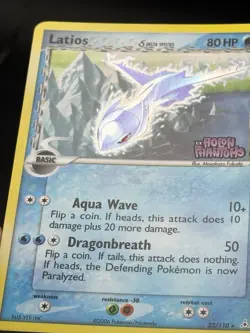 Latios Delta Species 22/110 Holon Phantoms Reverse Holo Stamped Pokemon - Image 5