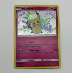 Mimikyu SM163 Holo Pokemon Sun & Moon Team Up Black Star Blister Promo Card - NM - Image 1